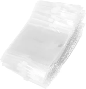 100pcs Self-seal Jewelry Bags Sealed Storage Bag Small Zipper Lock for Jewelry Pvc Portable