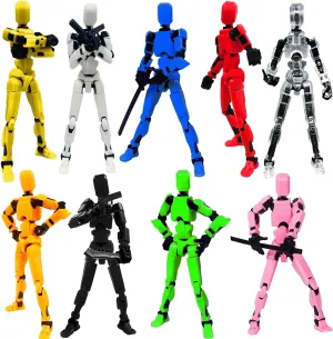 2025 New Assembly Completed-Titan 13 Action Figure,Dummy Robot 13 Action Figures Set,3D Printed Multi-Jointed Action Figures,Nova 13 Action Figure for Collectors Desktop Decorations (9pcs)