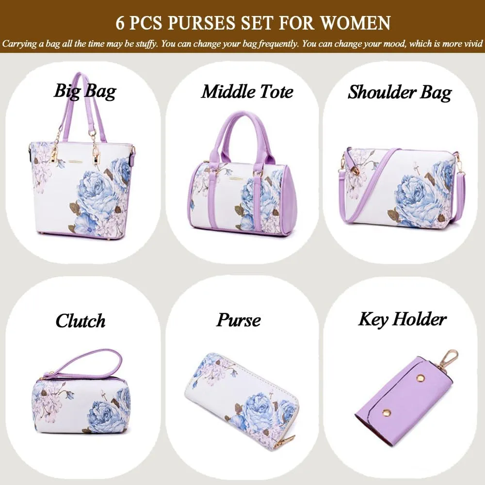 2E-youth Designer Purses and Handbags for Women Satchel Shoulder Bag Tote Top Handle Bag
