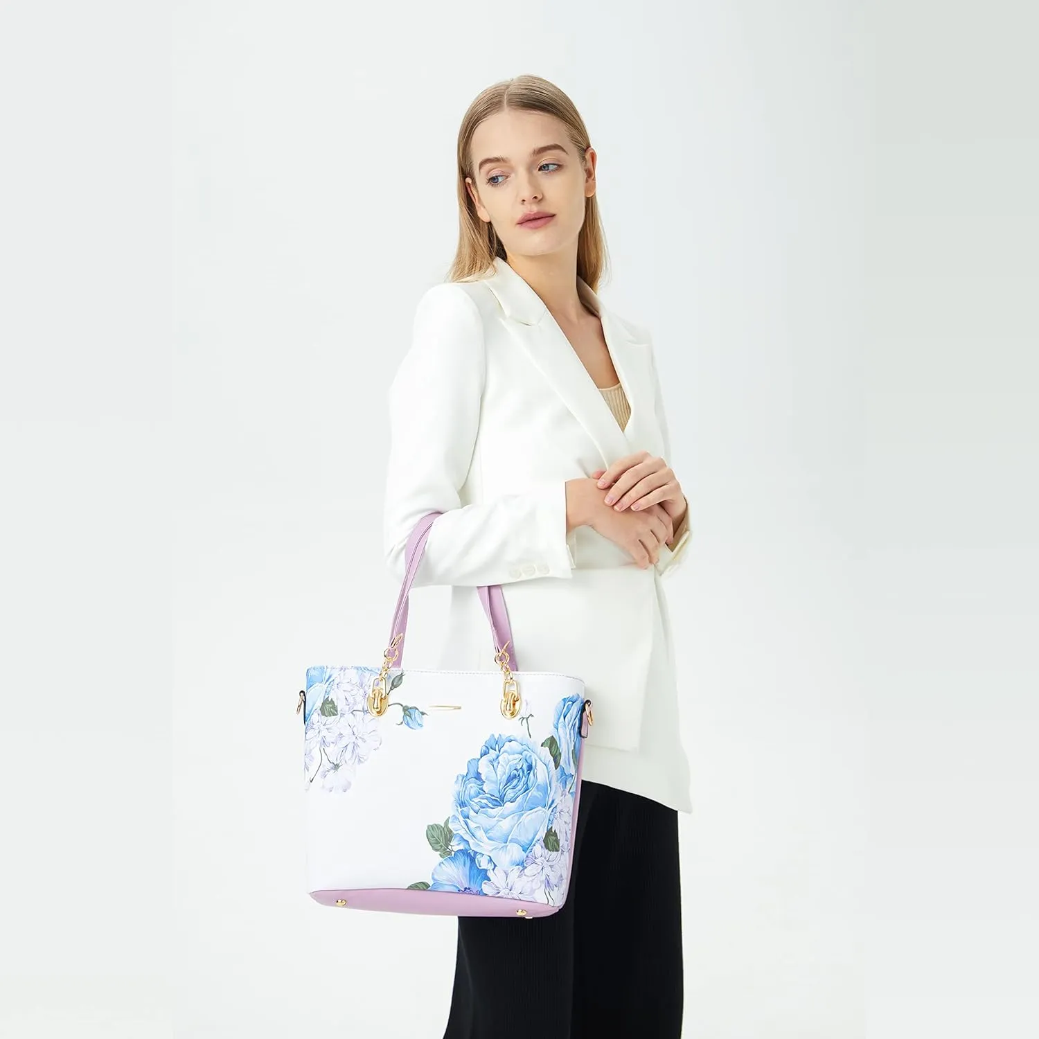 2E-youth Designer Purses and Handbags for Women Satchel Shoulder Bag Tote Top Handle Bag