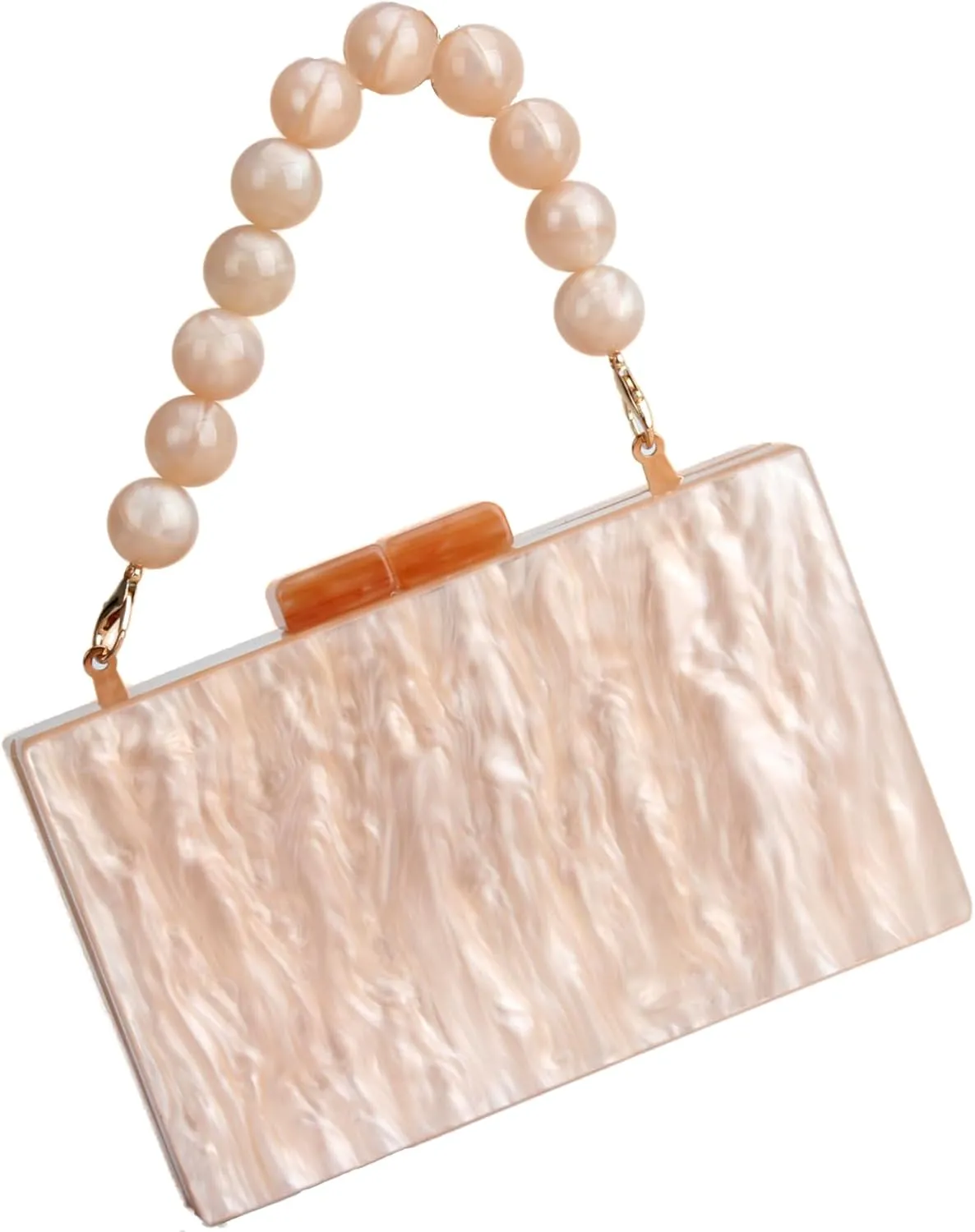 Acrylic Clutch Purse Marble Evening Bag Handbag for Women Wedding Prom Party Bride
