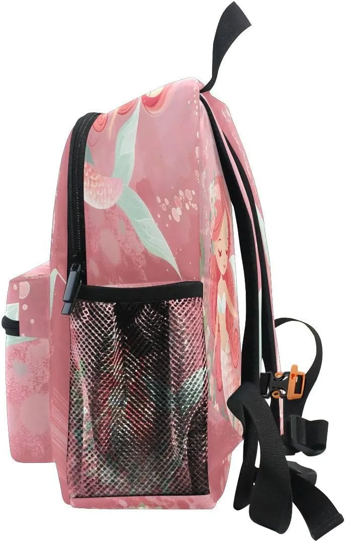 ALAZA Beautiful Mermaid Toddler Backpack Kid's School Bag Preschool Kindergarten Elementary School for Boys Girls