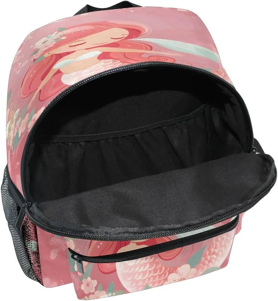 ALAZA Beautiful Mermaid Toddler Backpack Kid's School Bag Preschool Kindergarten Elementary School for Boys Girls