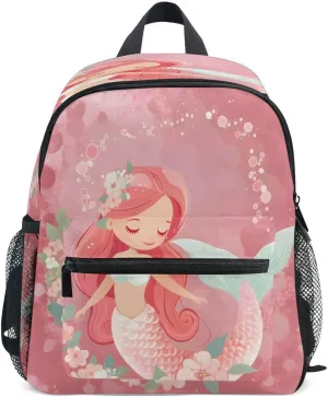 ALAZA Beautiful Mermaid Toddler Backpack Kid's School Bag Preschool Kindergarten Elementary School for Boys Girls