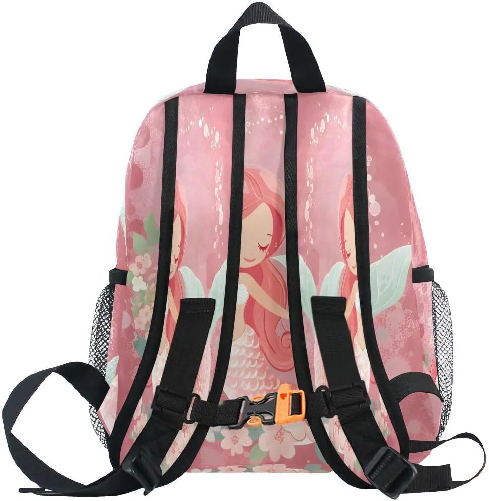 ALAZA Beautiful Mermaid Toddler Backpack Kid's School Bag Preschool Kindergarten Elementary School for Boys Girls