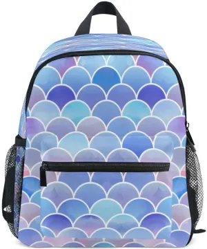 ALAZA Blue Mermaid Toddler Backpack Kid's School Bag Preschool Kindergarten Elementary School for Boys Girls