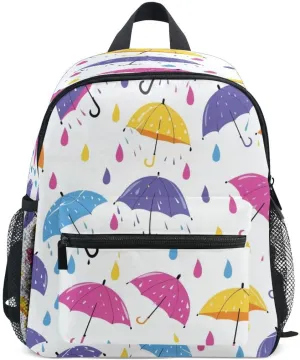 ALAZA Umbrella Raindrop Toddler Backpack Kid's School Bag Preschool Kindergarten Elementary School for Boys Girls