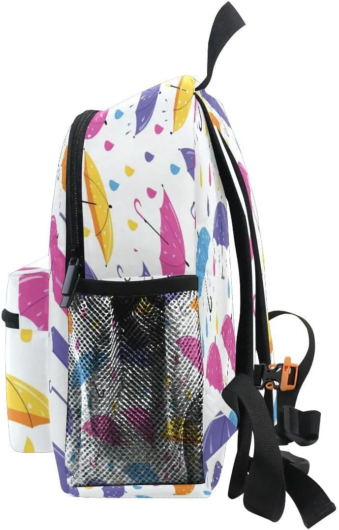 ALAZA Umbrella Raindrop Toddler Backpack Kid's School Bag Preschool Kindergarten Elementary School for Boys Girls