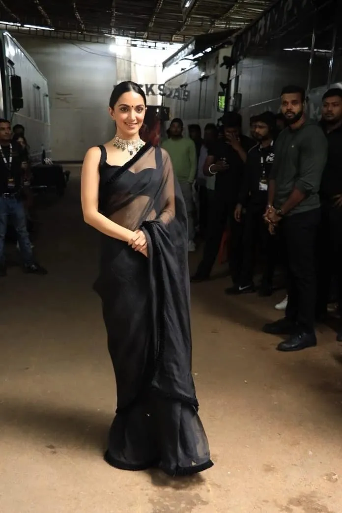 Alia Bhatt Wear Bollywood Chiffon Sari - Partywear Saree