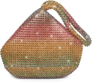 AOYUNHUI Clutch Purses for Women Evening Bags Rhinestone Bag for Wedding Prom Party