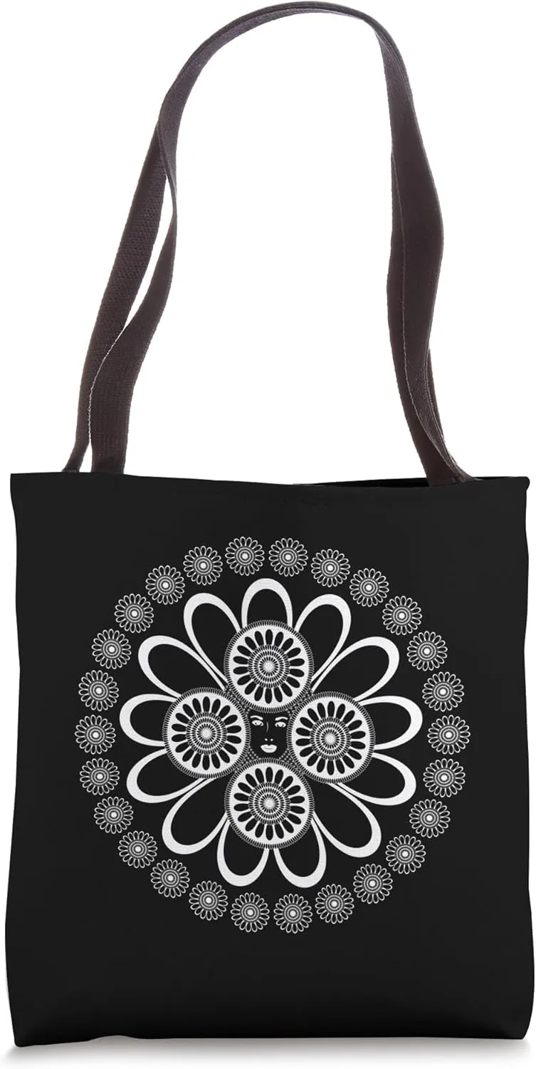 Art Nouveau Mandala Design Tote Bag