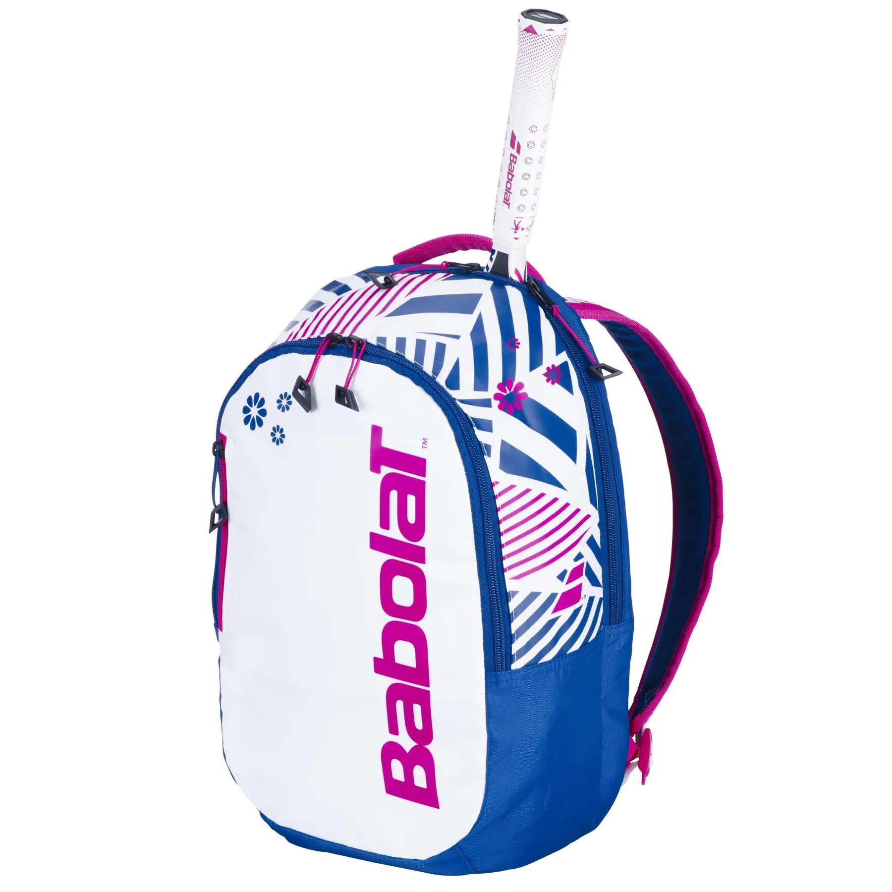 Babolat Kids Tennis Backpack - Blue / White / Pink
