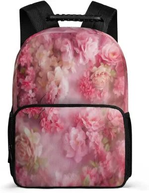 Backpacks Floral Flowers Travel Bag Business Work Laptop Backpack