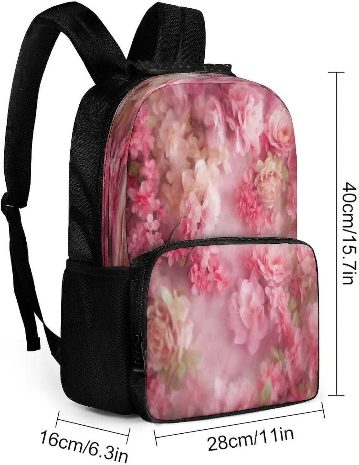 Backpacks Floral Flowers Travel Bag Business Work Laptop Backpack