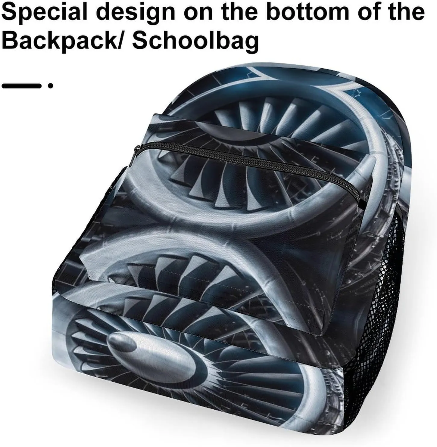Backpacks Jet Engine Travel Bag Laptop Backpack Casual Daypack for Weekender Business Hiking