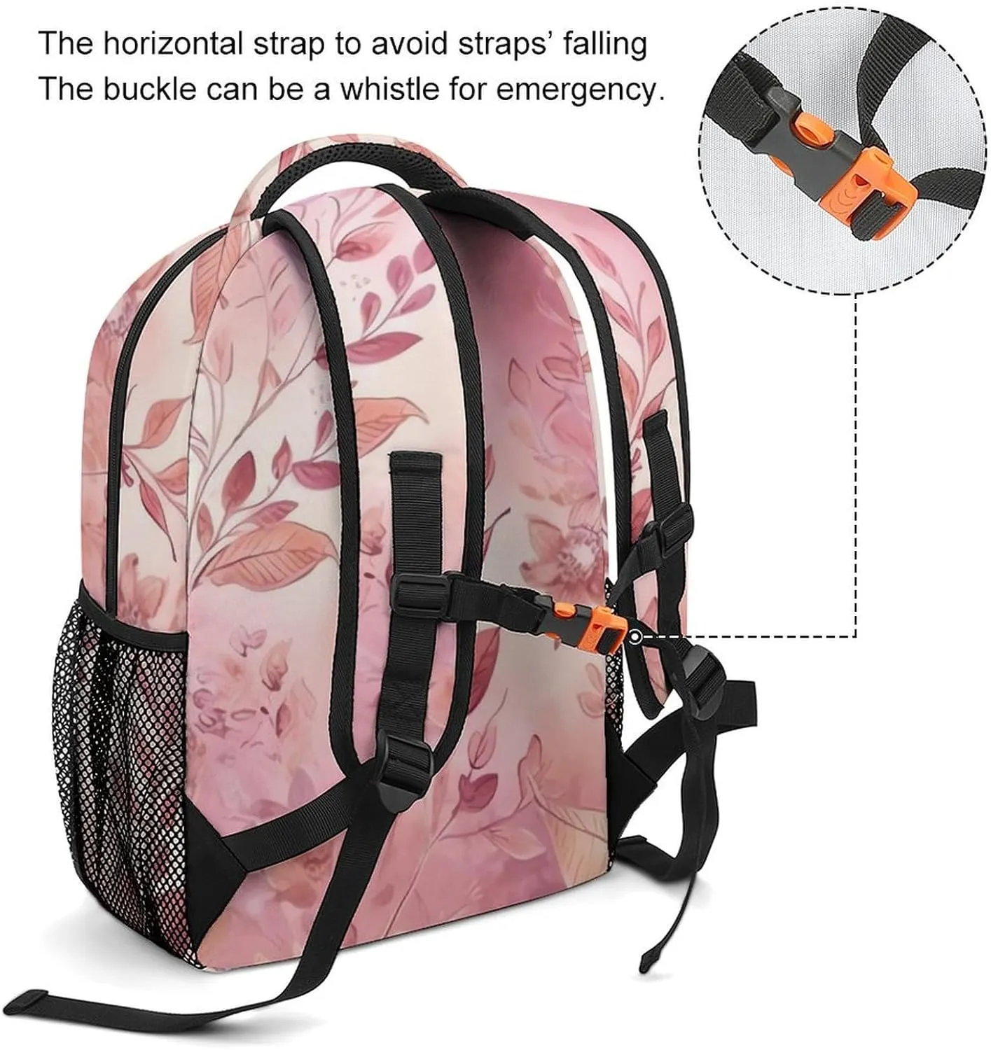 Backpacks Leaves of Flowers Travel Bag Laptop Backpack Casual Daypack for Weekender Business Hiking