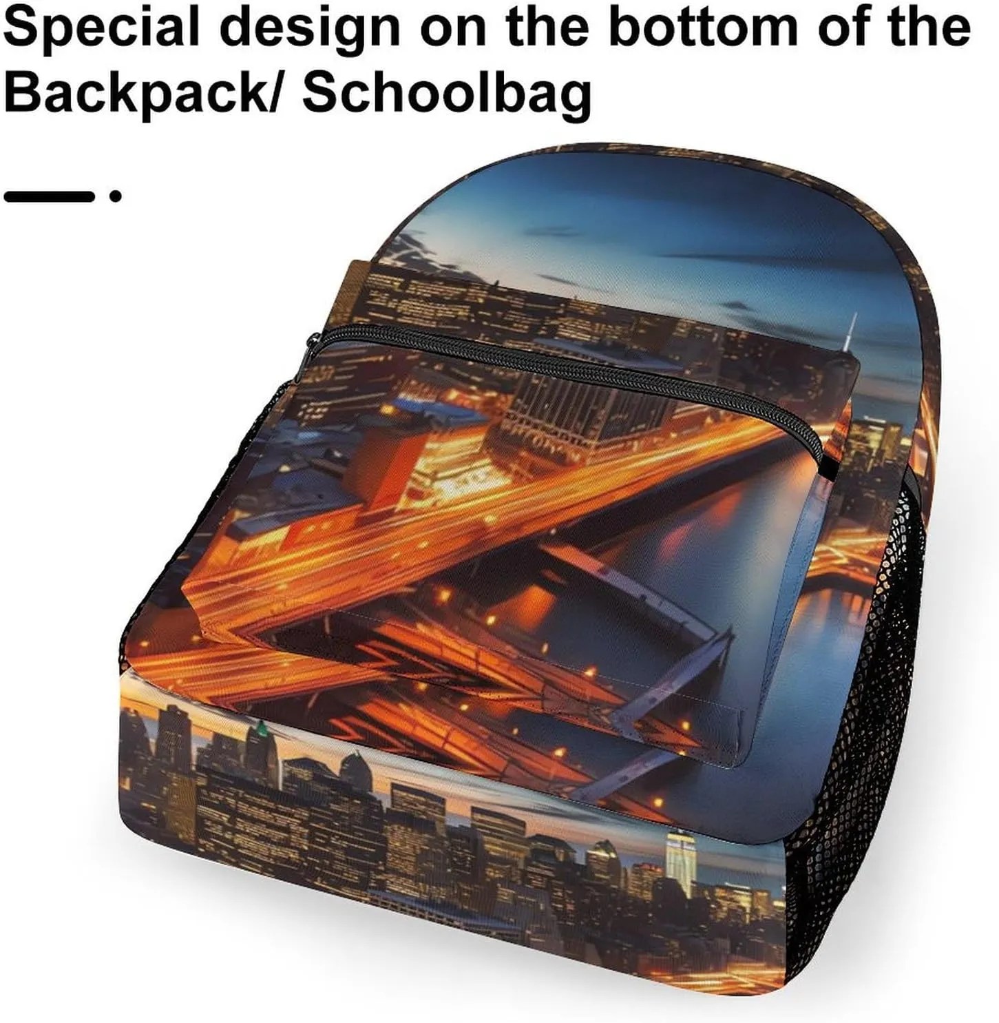 Backpacks New York City Scenery Travel Bag Laptop Backpack Casual Daypack for Weekender Business Hiking