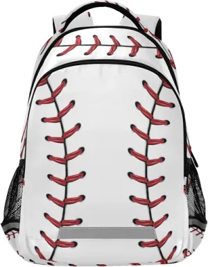 Baseball Kids Backpacks for Teens Girls Boys Ball Backpack Student Schoolbag School Sports Softball 16 inch Laptop Book Bag Casual Daypack Back Pack Travel Sports Bags