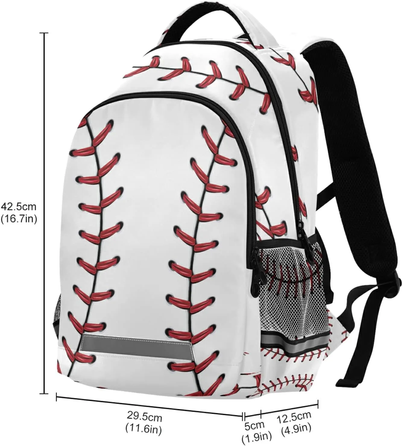 Baseball Kids Backpacks for Teens Girls Boys Ball Backpack Student Schoolbag School Sports Softball 16 inch Laptop Book Bag Casual Daypack Back Pack Travel Sports Bags