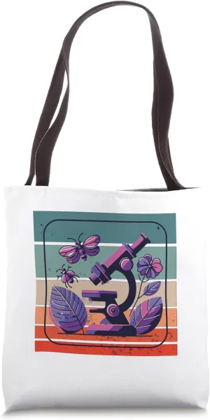 bee floral Tote Bag