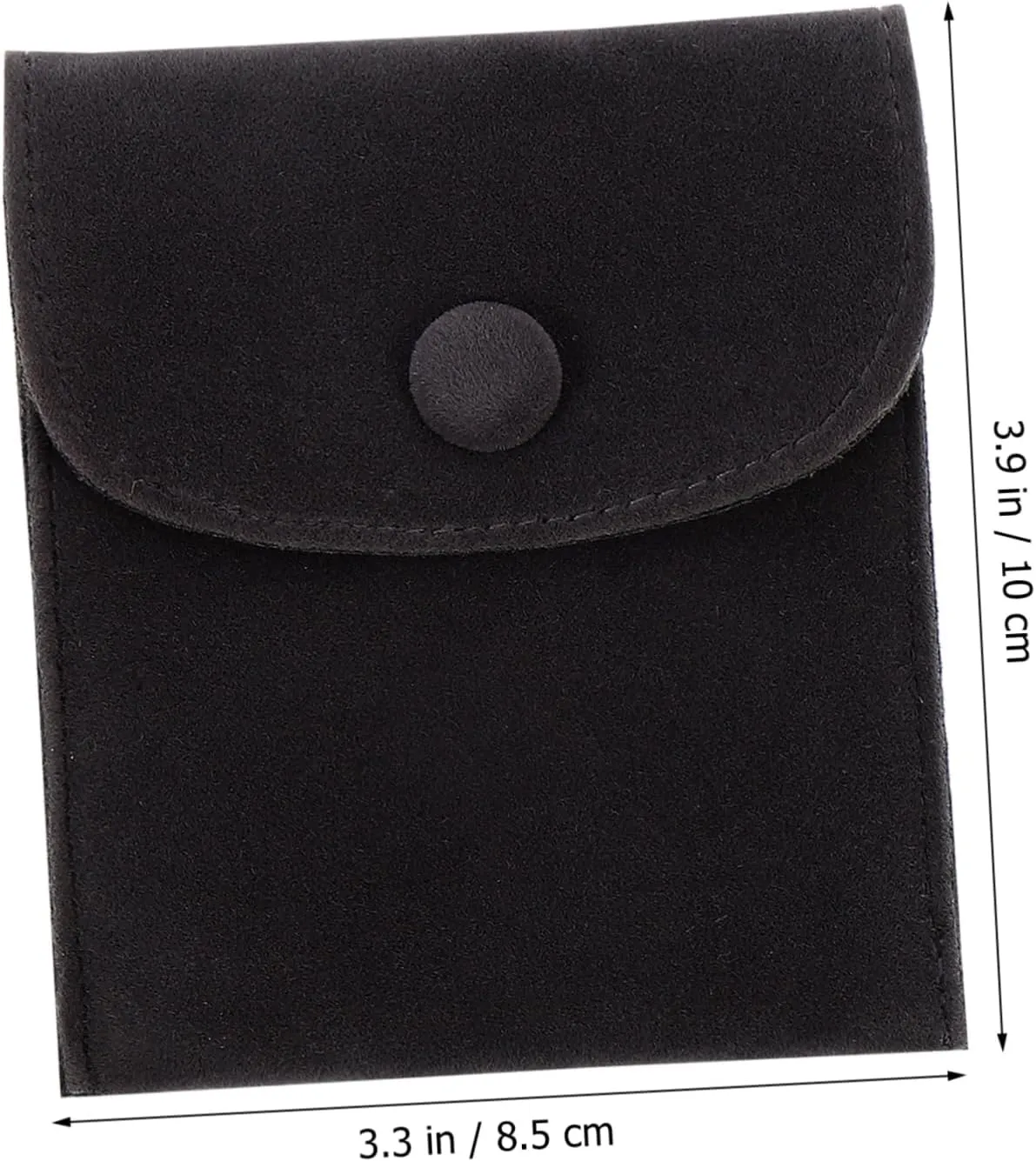 BESPORTBLE Elegant Velvet Jewelry Snap Bag Watch Bracelet Storage Packing Bag Lightweight and Jewelry Snap Purse for Necklace