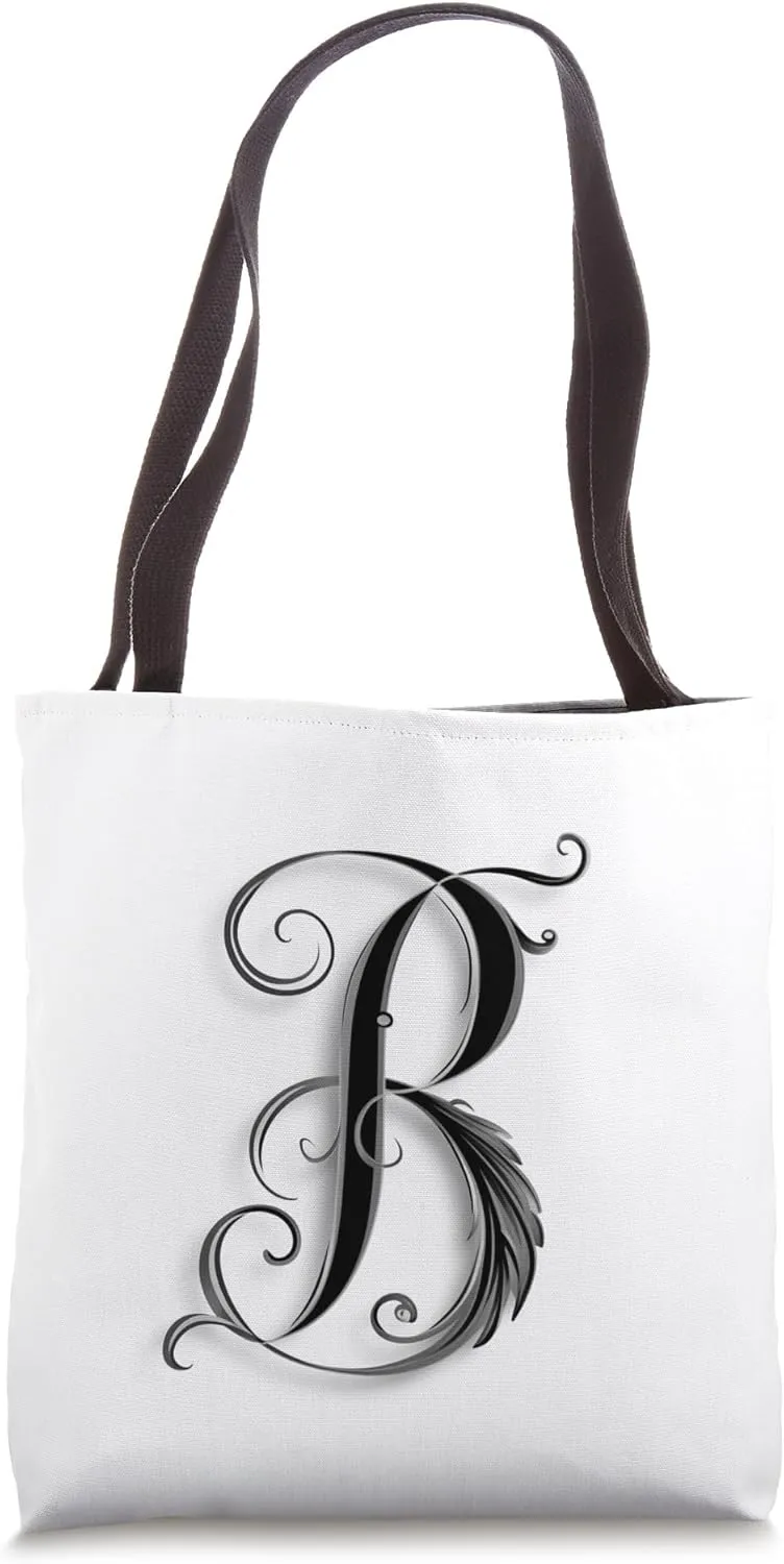 Boho Chic Floral Wreath Latter M Cute Pastel Tote Bag