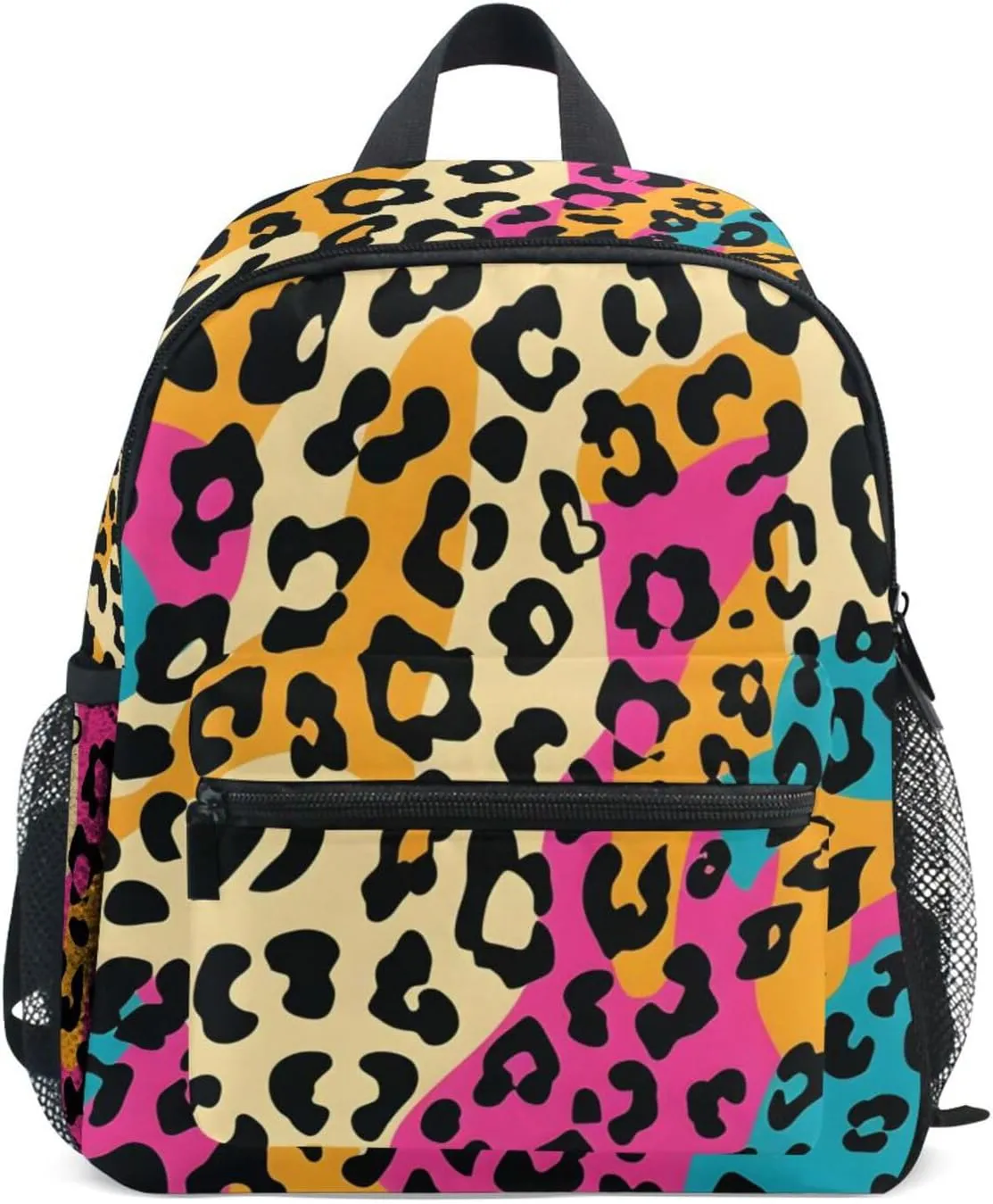 Bolaz Upgraded Backpack for School Teenagers Girls Boys-Leopard Print,Travel Bag with Chest Buckle and Whistle