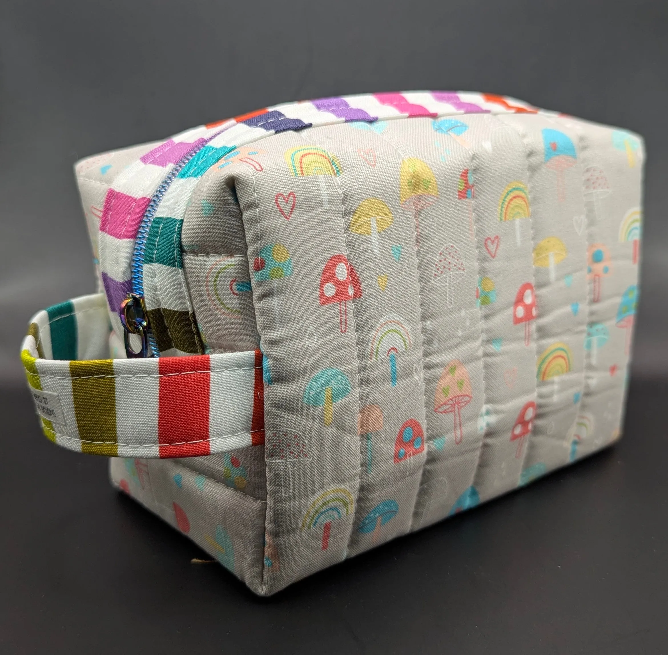 Bright Mushrooms Boxy Bag