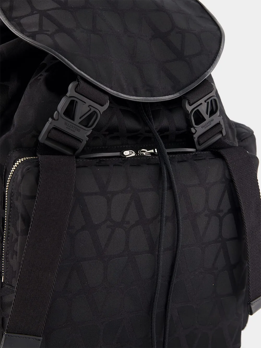Buckled Foldover Top Backpack