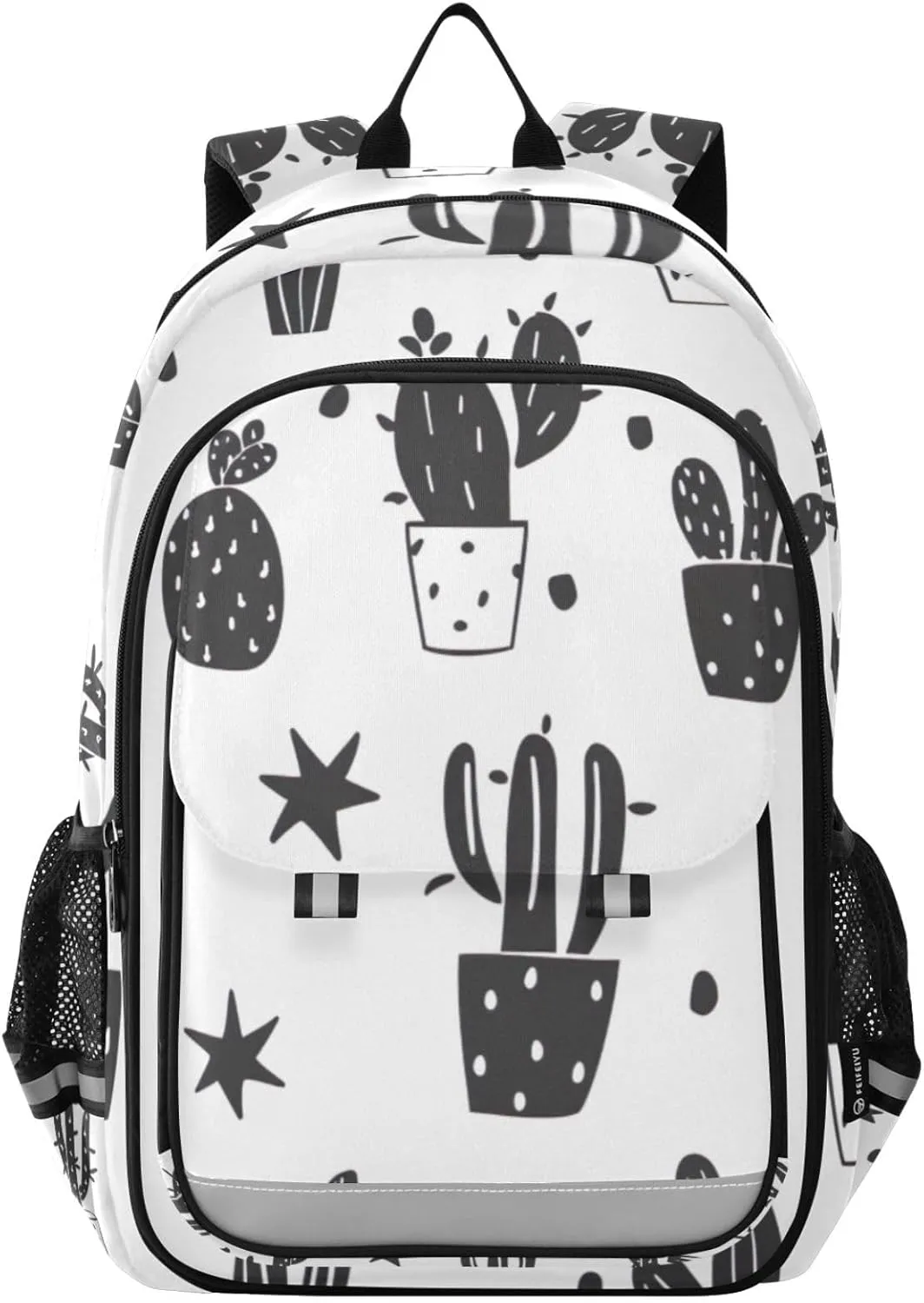 Cactus Cartoon Style Print Backpack for Boys Middle-School Elementary Bookbags 20325495