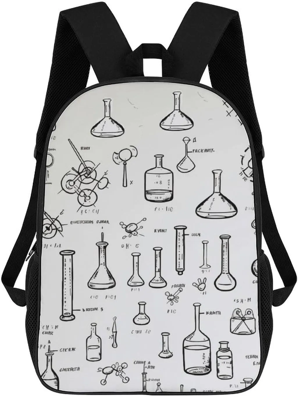 Casual Backpack for Men Women Waterproof Lightweight Daypack Travel Laptop Bag Chemistry Print
