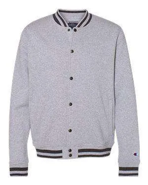 Champion Unisex Sueded Fleece Bomber Jacket - CO100
