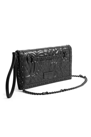 Charlotte quilt spiderweb clutch