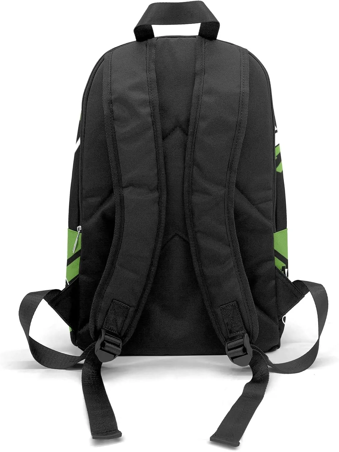 Cheerleader Green 1 Personalized Backpack for Teen Boys Girls,Custom Travel Backpack Bookbag Casual Bag Name Gift