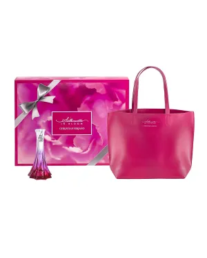 Christian Siriano Silhouette in Bloom Women's 2 Piece Gift Set, 3.4 oz Eau de Parfum and Pink Tote Bag