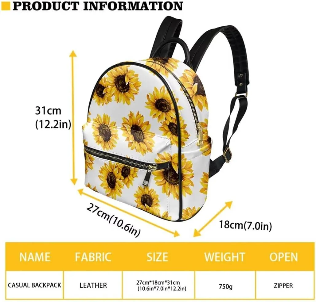 Coldinair Hummingbird Floral Women Backpack Purse Small Leather Backpack Purse for Women Galaxy Multipurpose Mini Casual Daypack Backpacks Shoulder Bag for School Travel,Waterproof