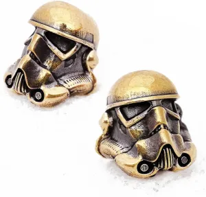 CooB EDC Paracord Bead, Knife Lanyard Bead, Beard Bead, Charm Stormtrooper. Hand-Casted Metal Paracord Beads for Paracord Knives Lanyards Making 1pcs/Lot