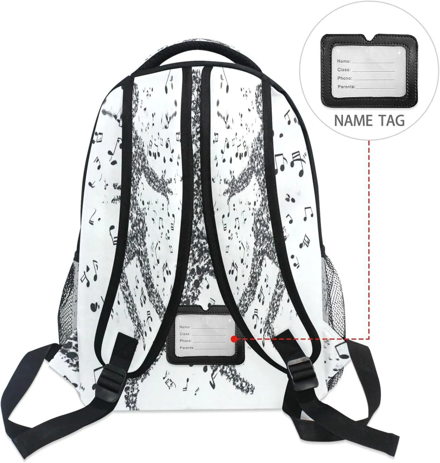 Cool Backpacks for Teacher Nurse Fashion Personal Backpack with Chest Strap for Business Work College Travel Trip Disco Man