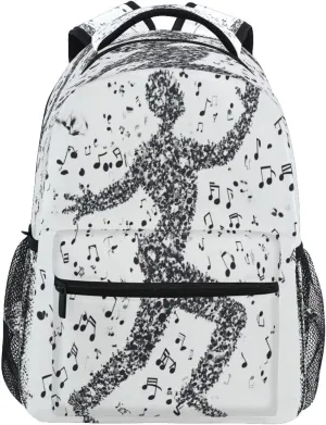 Cool Backpacks for Teacher Nurse Fashion Personal Backpack with Chest Strap for Business Work College Travel Trip Disco Man
