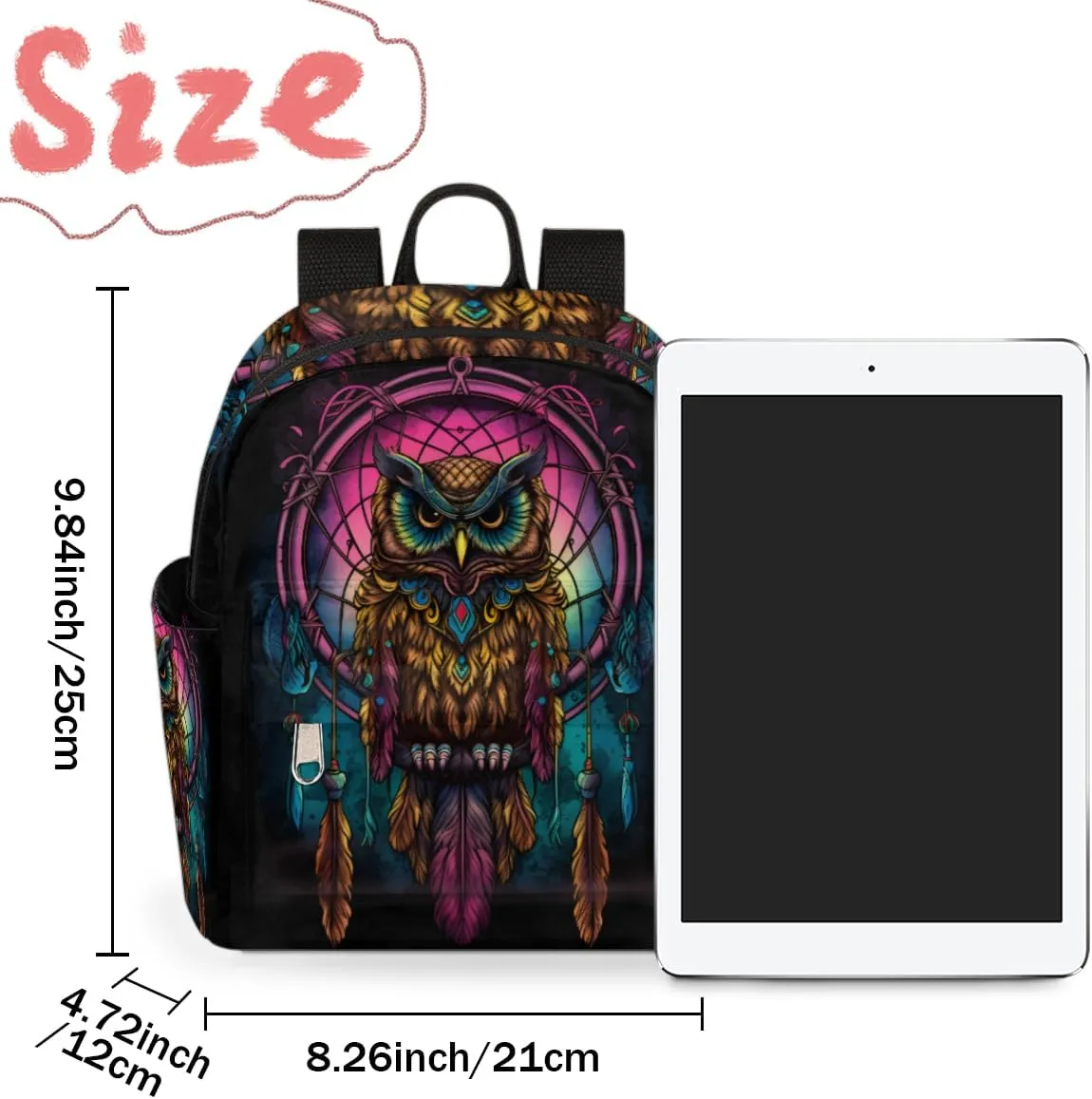 Cool Owl Pattern Mini Backpack Purse for Women Lightweight Shoulder Bag Women Shopping Backpack Small Backpacks Purse