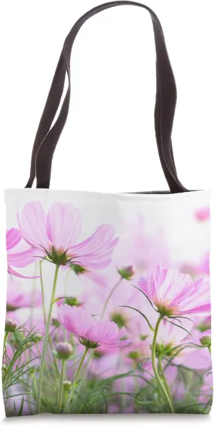 Cosmos Flowers Spring Flower Floral Tote Bag
