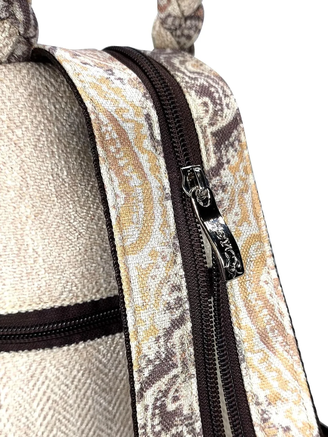 Cotton Small Backpack Purse Fashion Hand Knitting Mini Casual Chest Bag for Women(floral2)