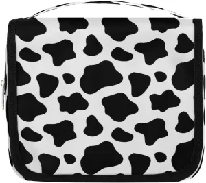 Cow Print Hanging Toiletry Bag Waterproof Makeup Cosmetic Bag Travel Bag Organizer for Accessories Shampoo Full Sized Container Travel-Essentials Toiletry Bag