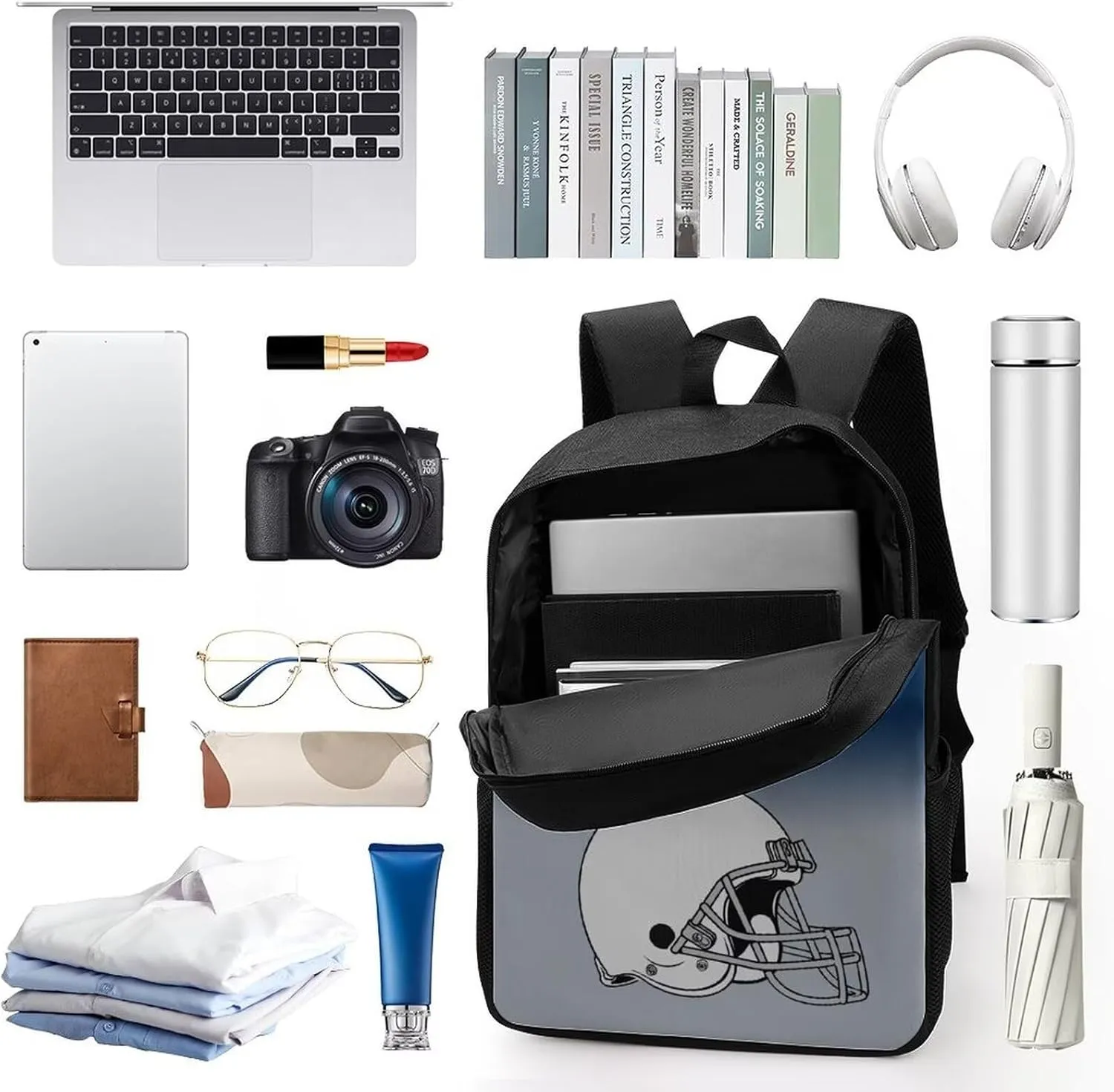 Dallas Shoulder Backpack,Sports Backpack,Suitable For School And Outdoor Use,Gift For Sport Fans.
