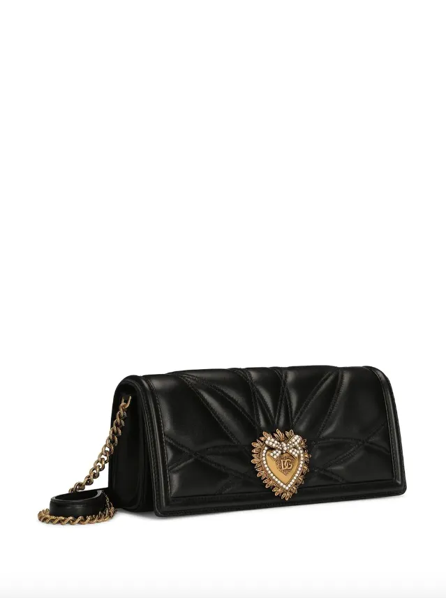 Dolce & Gabbana quilted nappa leather Devotion baguette bag