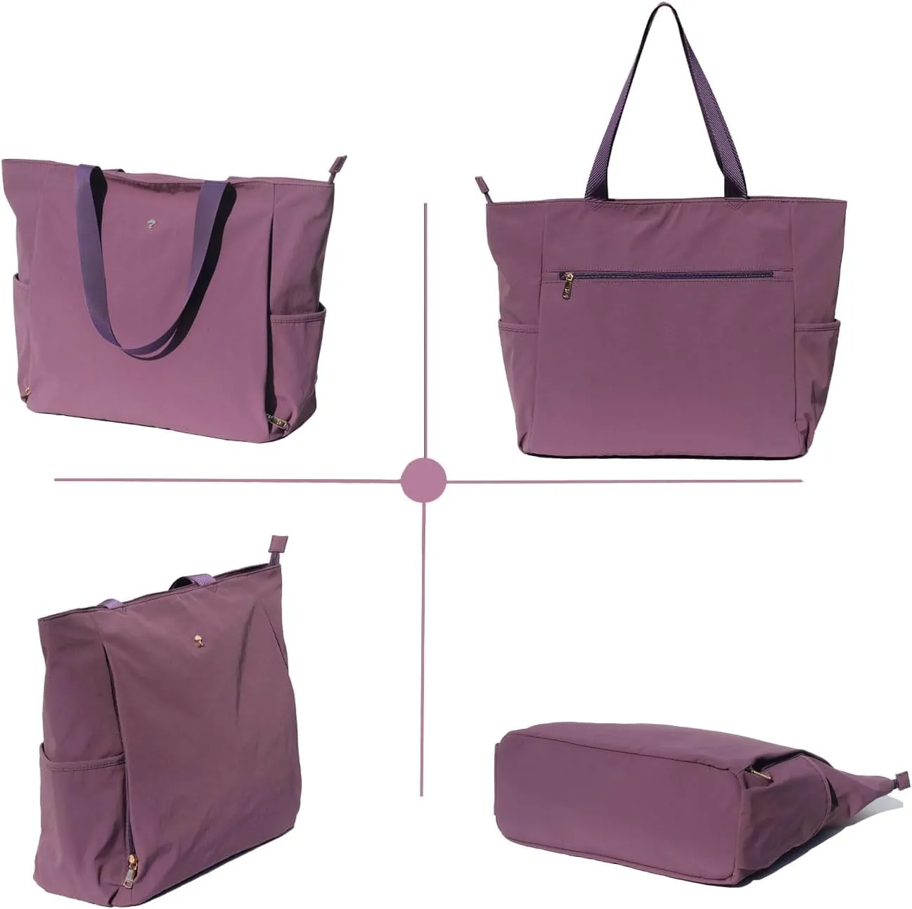 ESVAN Yoga Mat Bag Yoga Tote Carrier Shoulder Bag Carryall Tote for Office,Yoga,Pilates,Travel,Beach and Gym