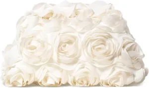 Evening Bag for Women, 3D Flower Wedding Evening Handbags Bride Floral Clutch Purse