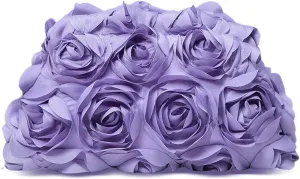 Evening Bag for Women, 3D Flower Wedding Evening Handbags Bride Floral Clutch Purse