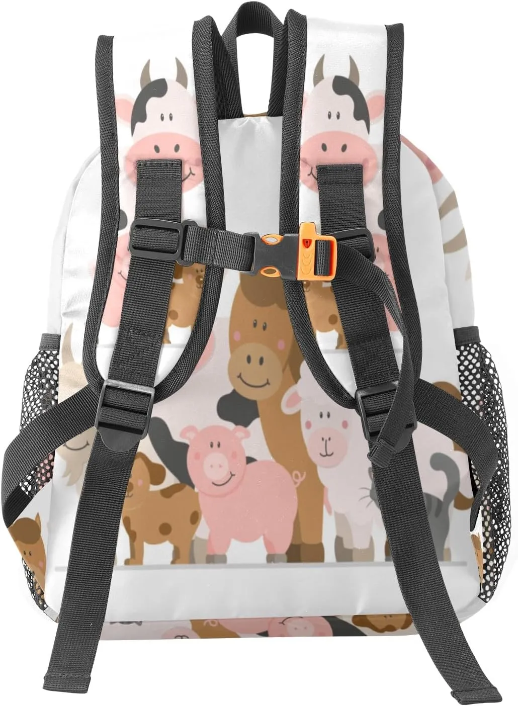 Farm Cow Sheep Horse Personalized Kids Toddler Backpack for Boys Girls,Custom School Kindergarten Travel Bookbag