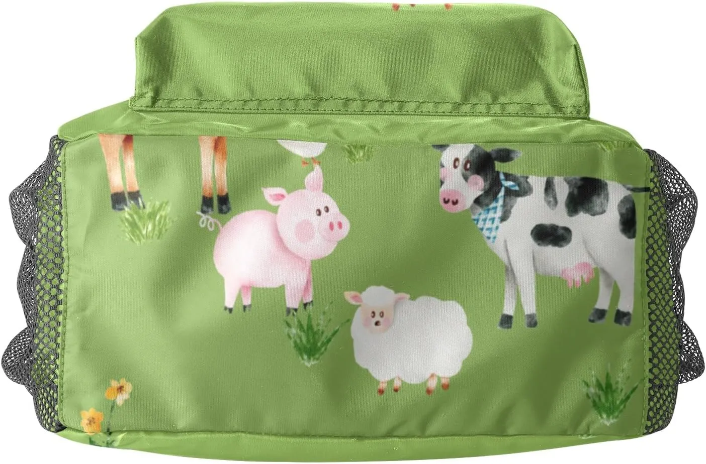 Farm House Animals Personalized Kids Toddler Backpack for Boys Girls,Custom School Kindergarten Travel Bookbag